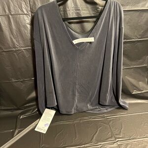 lululemon athletica Charcoal Long Sleeve Top